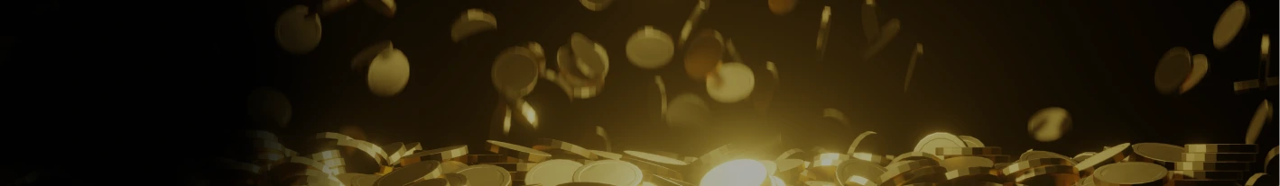 Abstract golden bokeh